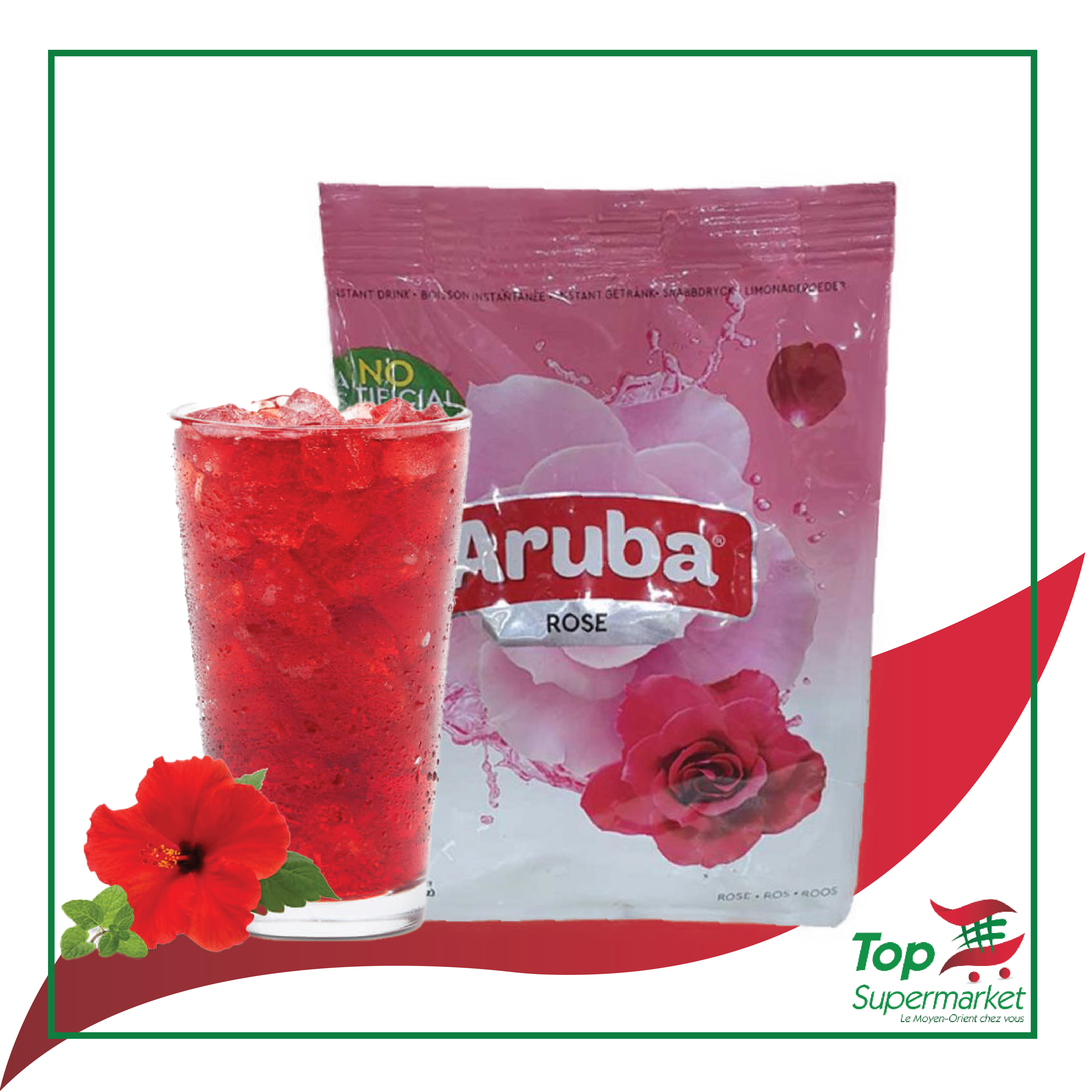 Aruba jus en poudre rose 750gr